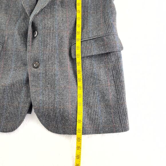 Imperial by Haggar 100% Pure Wool Tweed Tailored Suit Coat Men's 44R - Picture 8 of 9